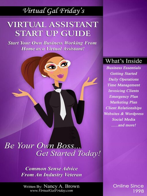 Title details for Virtual Gal Friday's Virtual Assistant Start Up Guide by Nancy A. Brown - Available